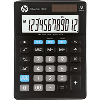 Kalkulator biurowy HP-OC 100 II/INT BX, 12-cyfr. wywietlacz, 147x103x28mm, czarny