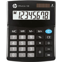 Kalkulator biurowy HP-OC 108/INT BX, 8-cyfr. wywietlacz, 125x101x33mm, czarny