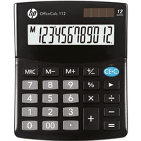 Kalkulator biurowy HP-OC 112/INT BX, 12-cyfr. wywietlacz, 125x101x33mm, czarny