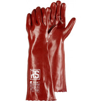 Rkawice chemiczne RS PVC, 45 cm, rozm. 10, czerwone