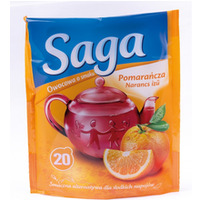 Herbata SAGA, pomaraczowa, 20 torebek