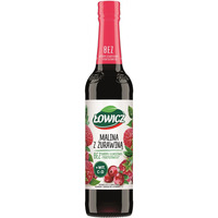 Syrop owocowy OWICZ, malina z urawin, 400ml
