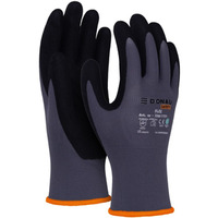 Rkawice DONAU SAFETY Flex, kat. II, rozm. 7, szare