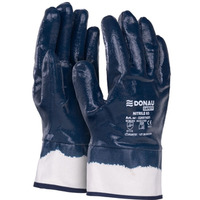 Rkawice DONAU SAFETY Nitrile 03, kat. II, rozm. 11, granatowe