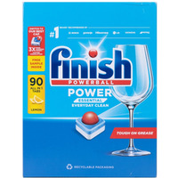 Tabletki do zmywarki FINISH Power Essential, 90szt+2gratis, lemon