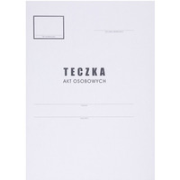 Teczka do akt osobowych OFFICE PRODUCTS, karton, A4, 300 gsm, biaa