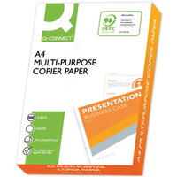 Papier ksero Q-CONNECT, A4, klasa C, 75gsm, 500 ark