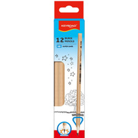 Oówek KEYROAD, trójktny, drewno topoli, 2, 2 mm, 12 szt