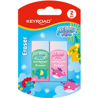 Gumka do cierania KEYROAD Jelly Fun, ombre, 2 szt., blister, mix kolorów