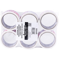 Taśma pakowa OFFICE PRODUCTS, ostrożnie nie rzucać, 48mm x 50y, 36mic, 1szt., biała