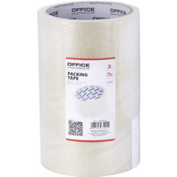 Tama pakowa OFFICE PRODUCTS, 48mm x 50y, 36mic, 3szt., transparentna