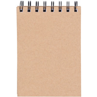 Koonotatnik OFFICE PRODUCTS, craft, A6, w linie, 80 kart., 80gsm, brzowy