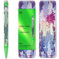 Dugopis CARAN D'ACHE 849 Germanier, w pudeku, zielony neonowy