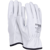 Rkawice robocze DONAU SAFETY DS-DRIVCOW, driver, skóra bydlca, rozm. 10/XL, biae