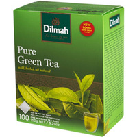 Herbata DILMAH, zielona, 100 torebek
