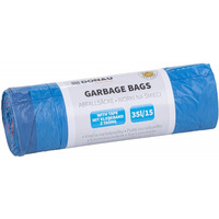 Worki na mieci DONAU HOME, z tam (LDHD), 35l, 15 szt., niebieskie