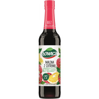 Syrop owocowy £OWICZ, malina z cytryn±, 400ml, krótki termin wa¿no¶ci