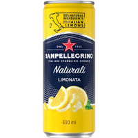 Limonata SANPELLEGRINO, delikatny gaz, puszka, 0, 33l