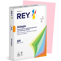 Papier ksero REY ADAGIO, A4, 160gsm, 89 r&oacute;�owy pastel *RYADA160X475 R100, 250 ark