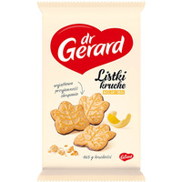 Ciastka DR GERARD Listki Kruche, ma¶lane z polew± kakaow±, 165g