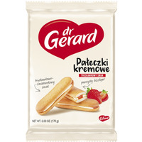 Biszkopty DR GERARD Pa³eczki Kremowe, truskawkowo-¶mietankowe, 170g
