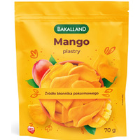 Mango suszone BAKALLAND, w plastrach, 70g