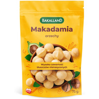Orzechy makadamia BAKALLAND, 75g