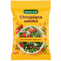 Chrupi±ca sa³atka BAKALLAND, mix pra¿onych ziaren, 100g