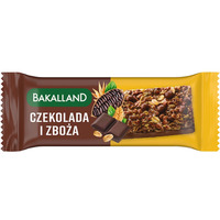 Baton zbo�owy BAKALLAND, czekolada i zbo�a, 40g