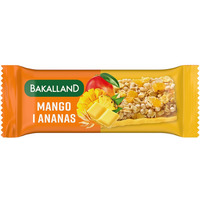 Baton zbo�owy BAKALLAND, mango i ananas, 40g