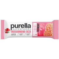 Baton proteinowy PURELLA, truskawkowa beza, 45g
