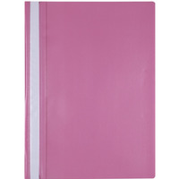 Skoroszyt OFFICE PRODUCTS, PP, A4, mi�kki, 100/170mikr., r&oacute;�owy