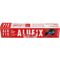 Woreczki domowe ALUFIX Zip-Fix, mix rozmiar&oacute;w, 15 szt