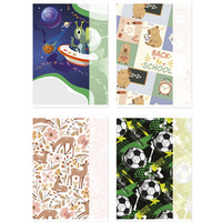 Zeszyt szkolny GIMBOO, A5, w 3 linie, 32 kart., 70gsm, mix wzor&oacute;w