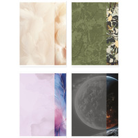 Zeszyt szkolny GIMBOO, A5, w kratk�, 80 kart., 70gsm, mix wzor&oacute;w