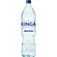 Woda mineralna KINGA SPARCLINO, gazowana, 1, 5l, kaucja