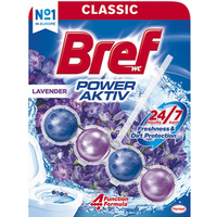 Kulki myj�co-zapachowe do toalet BREF Power Aktiv Lavender, 50g