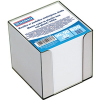 Kostka DONAU nieklejona, w pudełku, 95x95x95mm, ok. 800 kart., biała