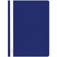 Skoroszyt DONAU, PVC, A4, twardy, 150/160mikr., niebieski