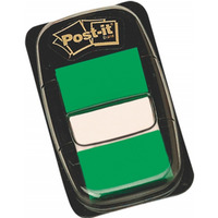 Zakadki indeksujce POST-IT® (680-3), PP, 25x43mm, 50 kart., zielone