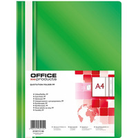 Skoroszyt OFFICE PRODUCTS, PP, A4, mikki, 100/170mikr., zielony
