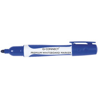 Marker do tablic Q-CONNECT Premium, gum. rkoje, okrgy, 2-3mm (linia), niebieski