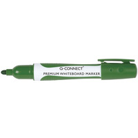 Marker do tablic Q-CONNECT Premium, gum. rkoje, okrgy, 2-3mm (linia), zielony