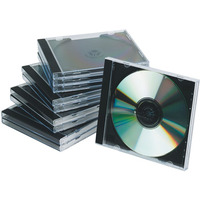 Pudełko na płytę CD/DVD Q-CONNECT, standard, 10szt., przeźroczyste