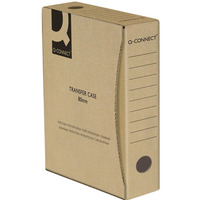 Pudo archiwizacyjne Q-CONNECT, karton, A4/80mm, szare