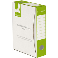 Pudo archiwizacyjne Q-CONNECT, karton, A4/80mm, zielone