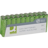 Baterie super-alkaliczne Q-CONNECT AAA, LR03, 1, 5V, 20szt