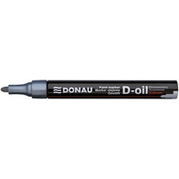 Marker olejowy DONAU D-Oil, okrgy, 2, 8mm, srebrny
