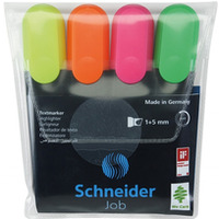 Zestaw zakrelaczy SCHNEIDER Job, 1-5 mm, 4 szt., miks kolorów