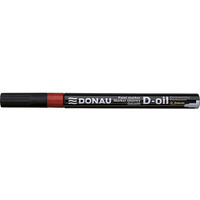 Marker olejowy DONAU D-Oil, okrgy, 2, 2mm, czerwony